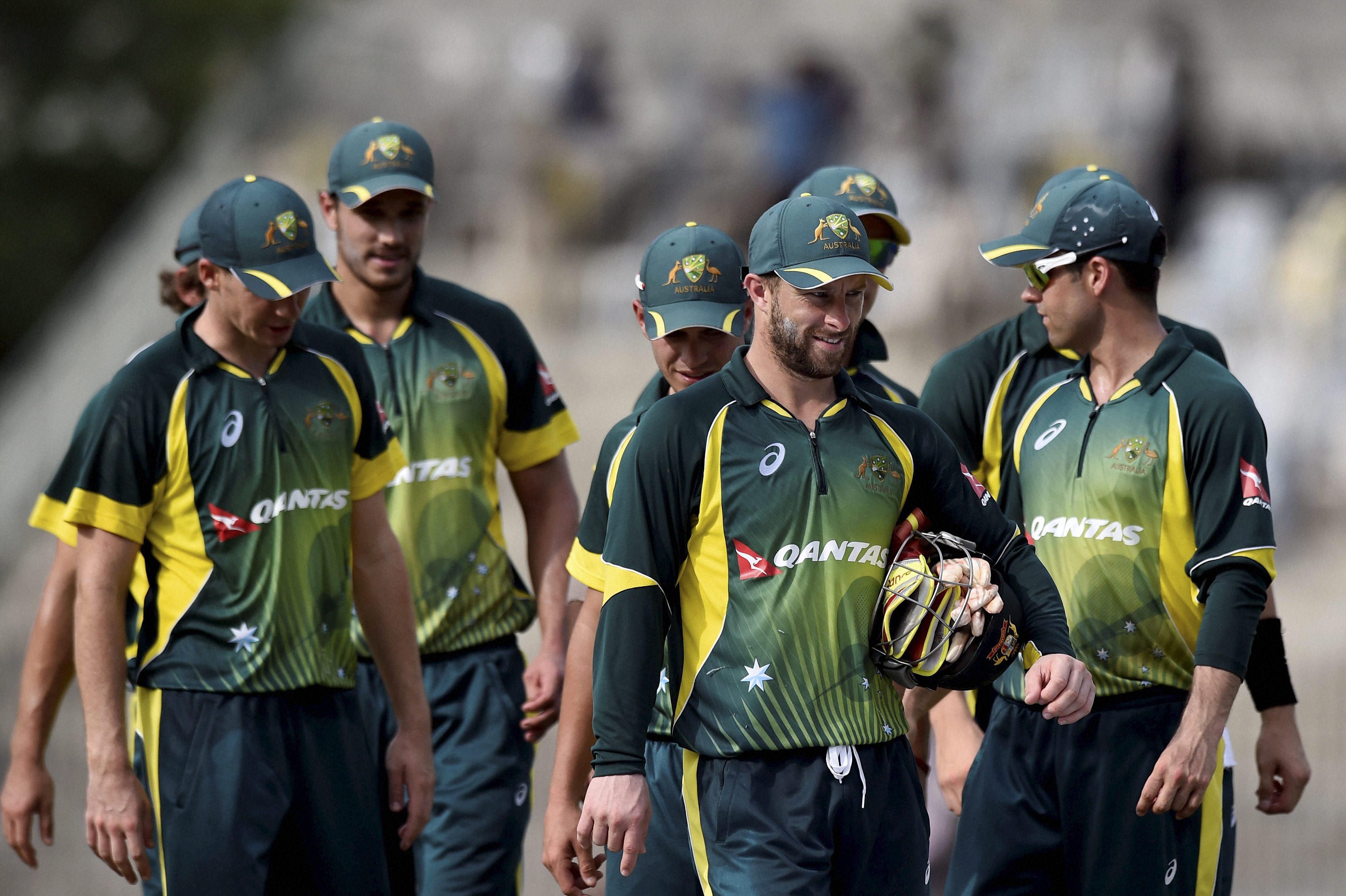 Australia A skipper Matthew Wade was involved in three fifty partnerships with Joe Burns (11), Chris Lynn (29) and Handscomb during his stay in the middle. (Photo: PTI) Australia A skipper Matthew Wade was involved in three fifty partnerships with Joe Burns (11), Chris Lynn (29) and Handscomb during his stay in the middle. (Photo: PTI)